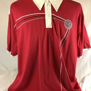 Vtg Bugle Boy Jean Company Polo Shirt Red XL